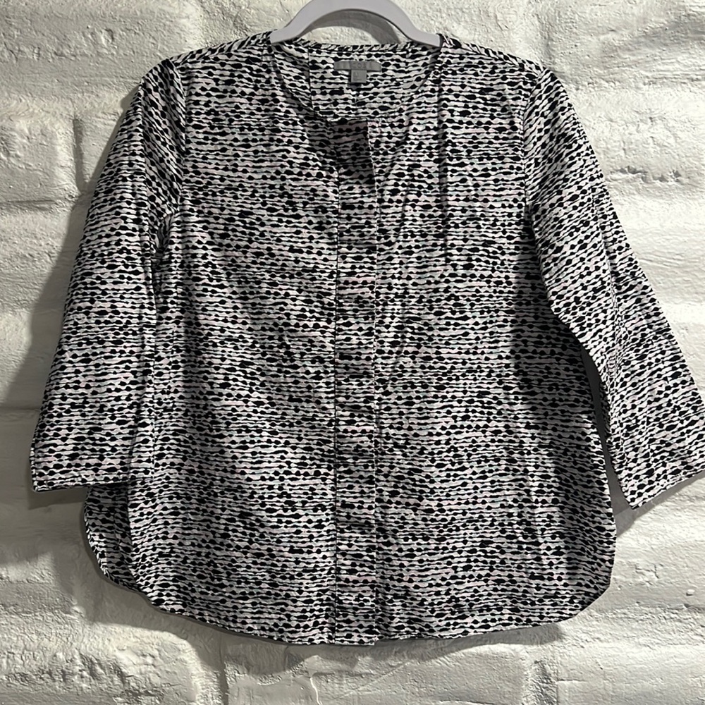 Cos Abstract Button Down Top (Oversized) - image 1